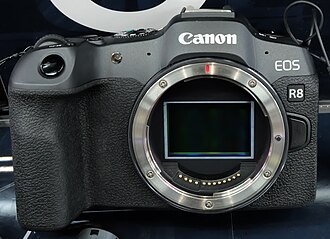 Canon EOS R8 — manufacturer product photograph