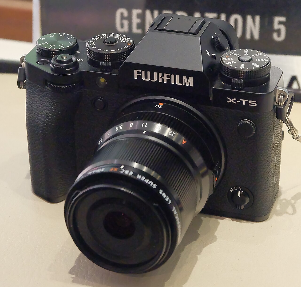 Fujifilm X-T5 — manufacturer product photograph