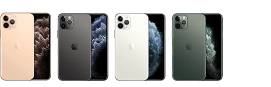 Manufacturer product view of the iPhone 11 Pro.