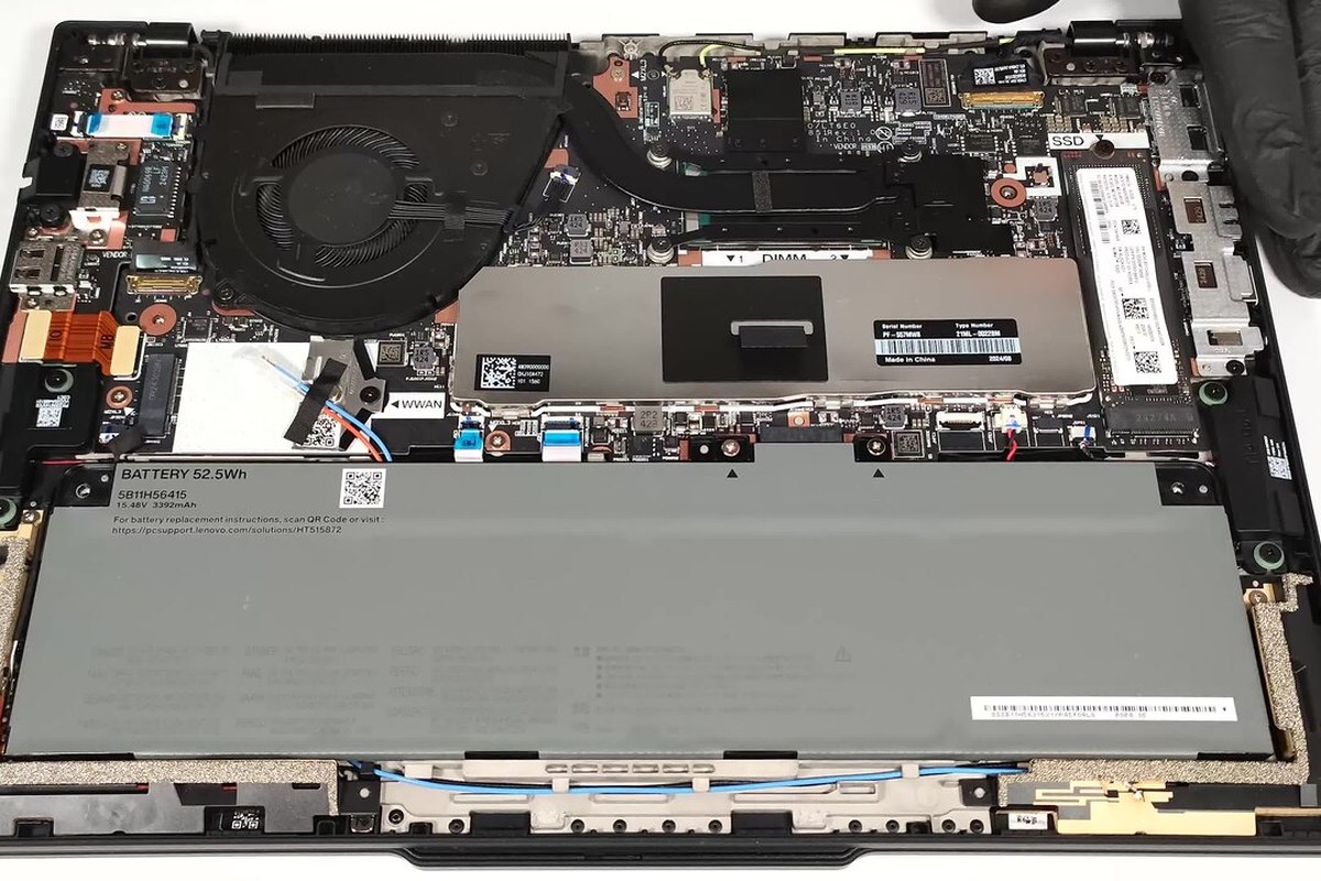 Lenovo ThinkPad T14 Gen 3 — detail crop from the cited public reference image.