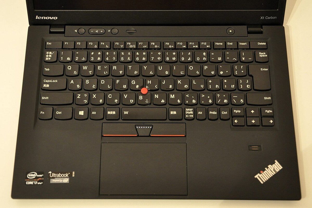 Lenovo ThinkPad X1 Carbon Gen 10 — detail crop from the cited public reference image.