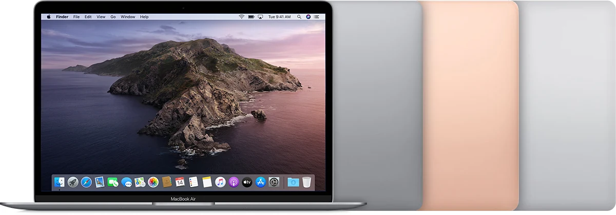 Apple MacBook Air (Intel, 2020) — manufacturer product photograph