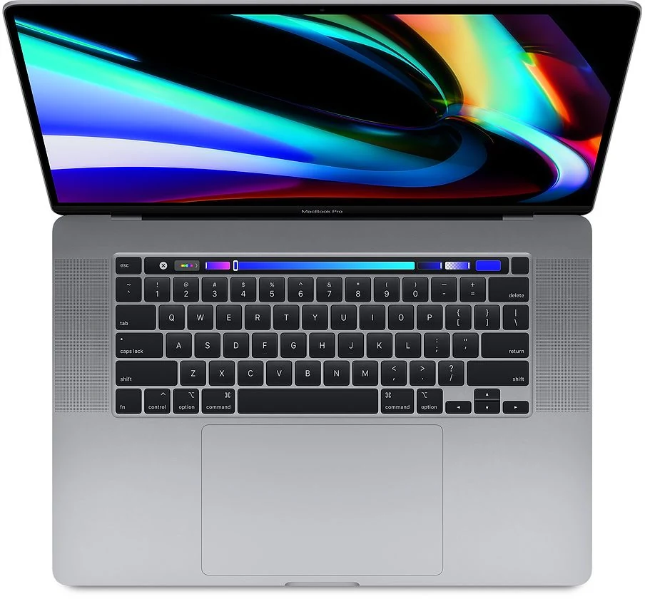 Manufacturer product view for MacBook Pro 16-inch (Intel, 2019).