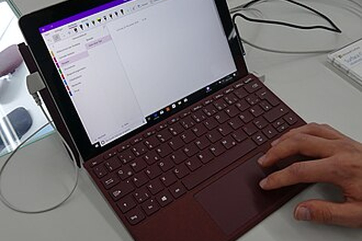 Microsoft Surface Go — detail crop from the cited public reference image.