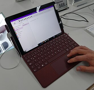 Microsoft Surface Go — manufacturer product photograph