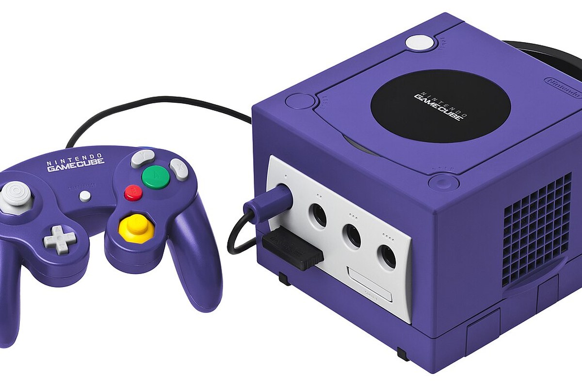 Nintendo Nintendo GameCube — detail crop from the cited public reference image.