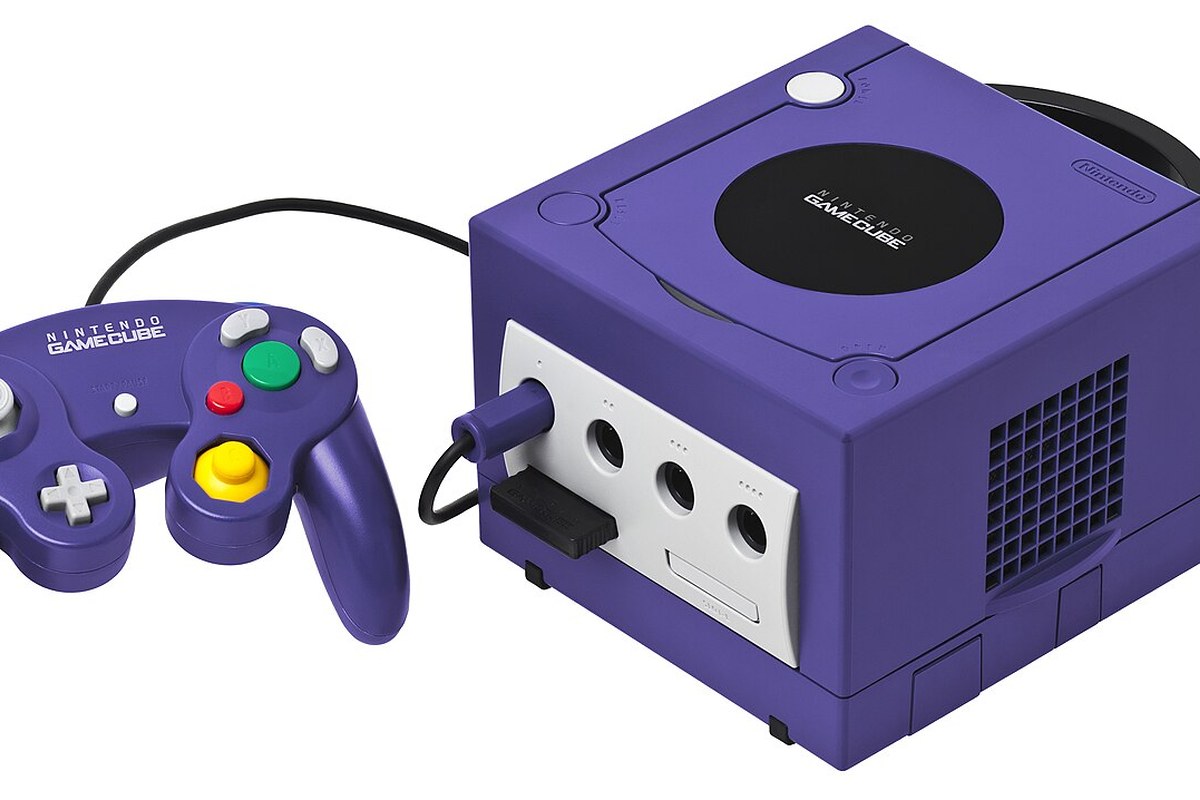 Nintendo Nintendo GameCube — detail crop from the cited public reference image.