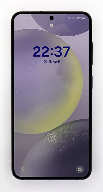 Samsung Galaxy S24 — manufacturer product photograph