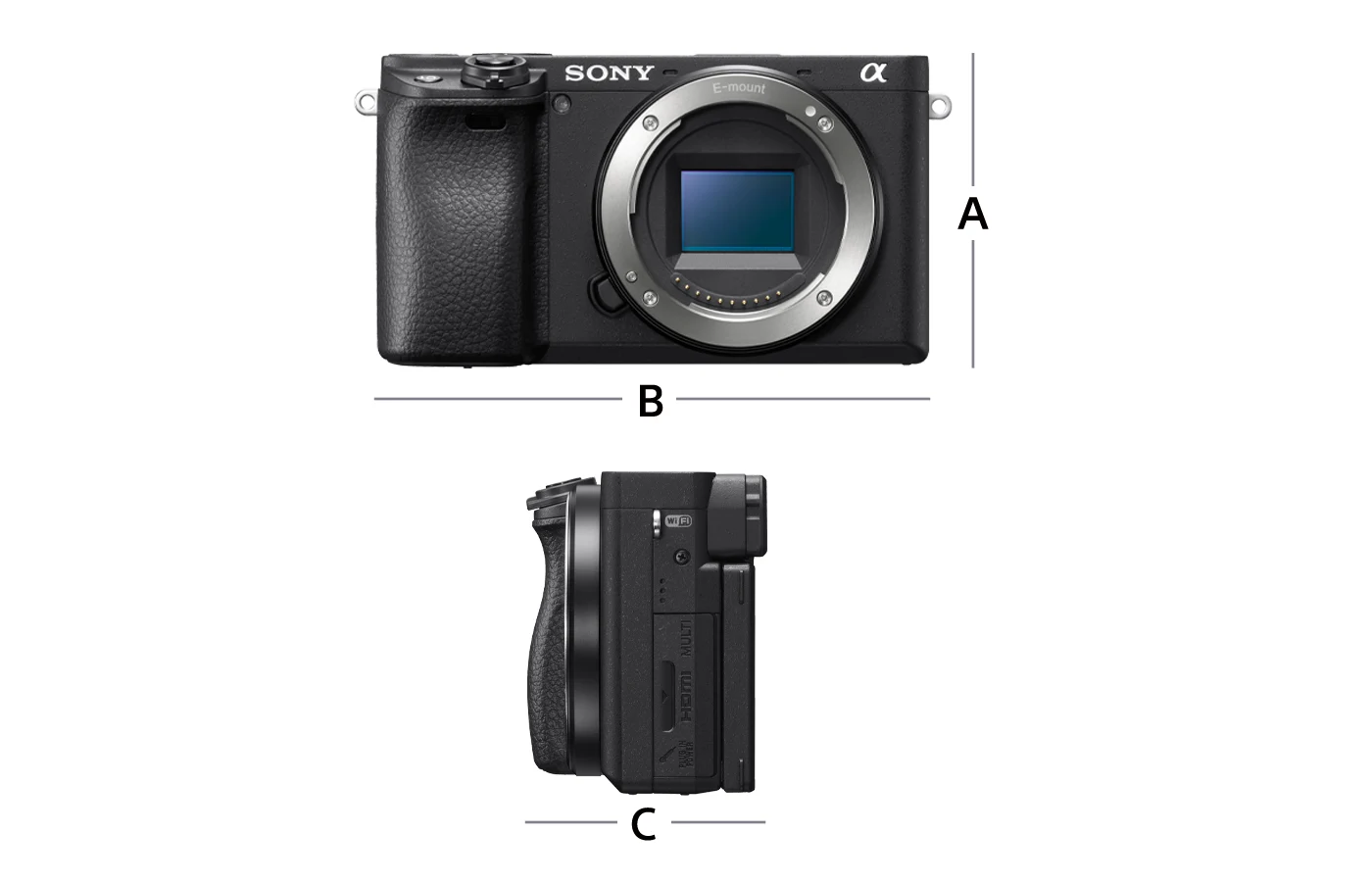 Sony Alpha 6400 — manufacturer product photograph