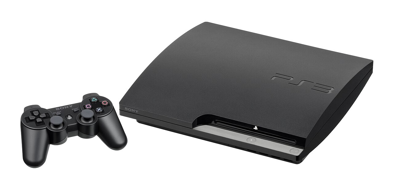 Sony PlayStation 3 Slim — manufacturer product photograph